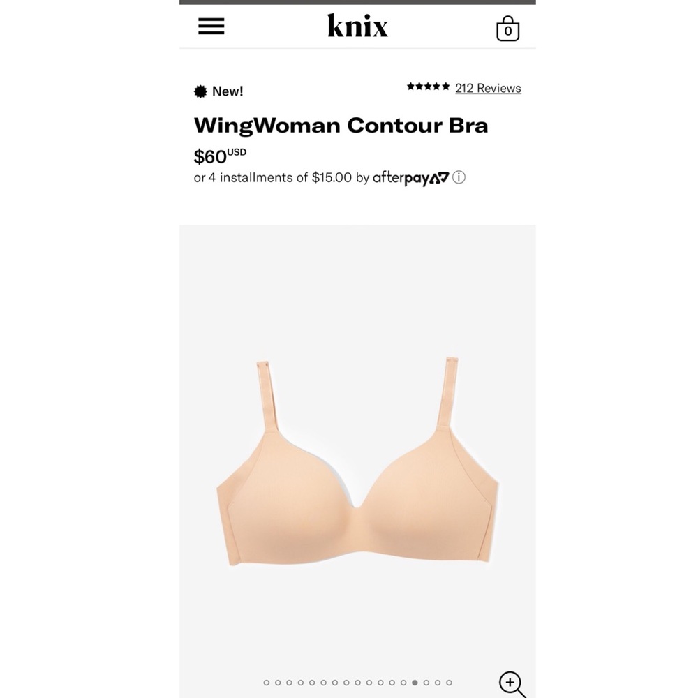 Knix wing woman bra